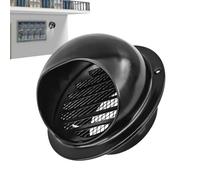 Soffit Vents - Round Ventilation Grille, Mesh Pipe Connector with Design, Drying Area Vent, Outdoor Indoor Living Room, Bathroom Warehouses, Ceiling Shed Wall, Bedroom Garage Airflow Accessory