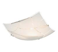soffitto Design linee di decorazione vetro satinato lampada pietre lampada chiara cromo Globo 40.402-2