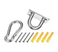 Soffitto Ganci 304 Inox Acciaio,50x40mm Quadrato Piatto U Forma Ganci 2pz