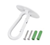 Soffitto Ganci Snap Gancio Parete Montato 40x52mm Ferro Bianco,Confezione da 3