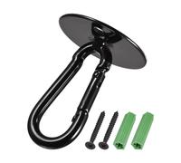 Soffitto Ganci Snap Gancio Parete Montato 40x52mm Ferro Nero,Confezione da 3