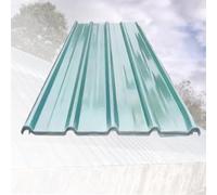Soffitto in alluminio diviso. Pannelli ondulati in vetroresina per tetto luce diurna, 100-170 cm, confezione da 3/4/5/8/10/12/18 pezzi, resina trasparente (10 pezzi, 170 cm)