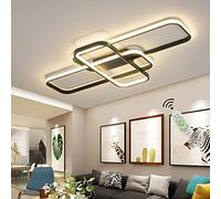 soffitto LED Light per Soggiorno Camera Letto Dimmabile con Telecomando luci da Cucina Decorativo Rettangolare a Sospensione Acrilico Illuminazione lampadario