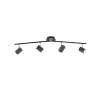 Soffitto Metallo GU10 3000 K LED 83,4 CM Lungo Antracite Plafoniera Interno [EEK: G]