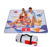 Soffitto Picnic Impermeabile Pieghevole Stuoia Picnic Outdoor Impermeabile Impermeabile Spessore 78x78 Pollici Borsa di Tappeto Molto Grande Pratica Coperta di Campeggio Estate Primavera, Soffitto di