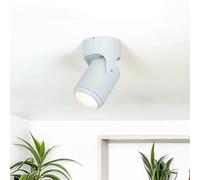 Soffitto Plafoniera Bianco GU10 Ø 76 MM H: 128 MM Piccolo Orientabile Montata