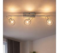 Soffitto Plafoniera Lampada Spot Cromo Mobile LED Luce Sala da Pranzo L 66cm