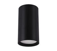 Soffitto Plafoniera Montata Ø 5,5 CM H:10 CM Piccolo Alluminio Nero GU10