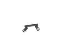 Soffitto Umbra Grigio Alluminio Corridoio GU10 32 CM Faretto Plafoniera Mobile