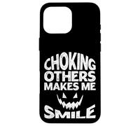 Soffocare gli altri mi fa sorridere Citazione divertente Jiu Jitsu BJJ Custodia per iPhone 16 Pro Max