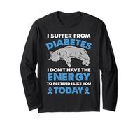 Soffro di diabete Non Ho l'energia Maglia a Manica
