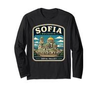 Sofia Bulgaria Family Trip Città Natale Sofia Vacation Maglia a Manica