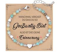 SOFIA FERRER Migliore amica, bracciale da donna in acciaio inox con dedica toccante, braccialetti dell'amicizia, regalo per sorella, amiche, idea regalo, compleanno, Mittelgroße, Metallo, Nessuna