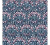 Blu Rosa Sofia Carta da Parati Floreale RASCH 710038 10m Roll Romantico Interno