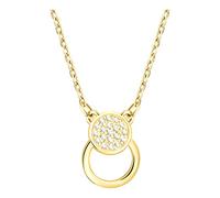 Sofia Milani - Collana da Donna in Argento 925 - Placcata in Oro con Pietra Zircone - Ciondolo a Cerchio - N0611
