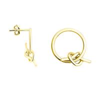 SOFIA MILANI - Orecchini da Donna in Argento 925 - Placcati in Oro - Orecchino a Perno a Cuore - E1314