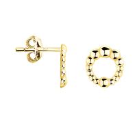 SOFIA MILANI - Orecchini da Donna in Argento 925 - Placcati in Oro - Orecchino a Perno a Cuore Scanalato - E2199