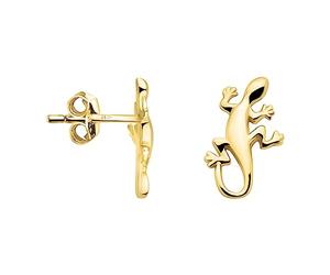 SOFIA MILANI - Orecchini da Donna in Argento 925 - Placcati in Oro - Orecchino a Perno a Lucertola - E2035