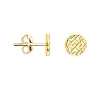SOFIA MILANI - Orecchini da Donna in Argento 925 - Placcati in Oro - Orecchino a Perno ad Ornamento Cerchio - E2486