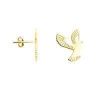 SOFIA MILANI - Orecchini da Donna in Argento 925 - Placcati in Oro - Orecchino a Perno ad Uccello - E1302