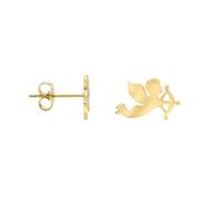 SOFIA MILANI - Orecchini da Donna in Argento 925 - Placcati in Oro - Orecchino a Perno Amor - 21118
