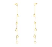 SOFIA MILANI - Orecchini da Donna in Argento 925 - Placcati in Oro - Orecchino Pendente a Cerchio Catena - E2610
