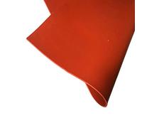 SOFIALXC Foglio di Gomma Silicone 500x500mm Rosso, Thickness: 2mm