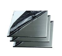 SOFIALXC Lamiera in Acciaio Inox 304 Lavorazione Metalli Lamina Fogli 150X150MM-Thickness: 1mm 3PCS
