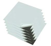 SOFIALXC Lamiera in Acciaio Inox 304 Lavorazione Metalli Superficie dello Specchio di Lucidatura-100mmx100mmx Thick:0.6mm 6pcs