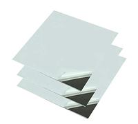 SOFIALXC Lamiera in Acciaio Inox 304 Lavorazione Metalli Superficie dello Specchio di Lucidatura-200mmx200mm Thick:0.6mm 2pcs