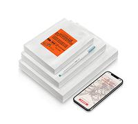 Sofidream Sacchetti Sottovuoto Alimenti - 100 Buste Goffrate x Sous Vide, Pennarello Indelebile e Ricettario eBook - 3 Misure, 28m Totali
