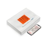 Sofidream Sacchetti Sottovuoto Alimenti - 100 Buste Goffrate x Sous Vide, Ricettario eBook e Pennarello indelebile - Cm 30x40,