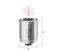 SOFIMA S 0319 NC Filtro carburante per FORD,LDV