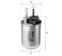 Filtro carburante SOFIMA S 1104 NR