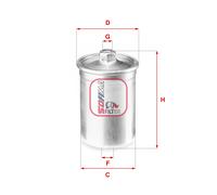 Filtro carburante SOFIMA S1506B