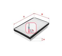 SOFIMA S 3033 C Filtro abitacolo per FIAT MULTIPLA (186) Filtro particellare