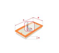 Filtro aria Cartuccia filtro S 3376 A SOFIMA per FIAT LANCIA ALFA ROMEO