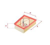 SOFIMA S 3417 A Filtro aria per NISSAN,RENAULT