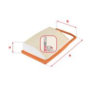 SOFIMA S 3793 A Filtro aria per CITROËN,FIAT,OPEL,PEUGEOT