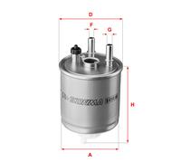 SOFIMA S 4114 NR Filtro carburante per RENAULT