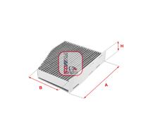 SOFIMA S 4124 CA Filtro, Aria abitacolo per AUDI,SEAT,SKODA,VW