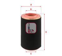 SOFIMA S 7A69 A Filtro aria per CITROËN,FIAT,OPEL,PEUGEOT