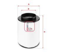 SOFIMA S 7B54 A Filtro aria per AUDI