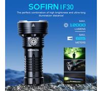 SOFIRN IF30 Potente Torcia EDC Ricaricabile USB-C, Impermeabile IPX8, 32650 12000lm, Lampada SFT40, Torcia Portatile