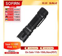 Sofirn SC33 Torcia tattica a LED XHP70.3 HI 5200lm Potente 21700 Tipo C Torcia ricaricabile E-switch Luce esterna