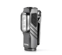 SOFIRN ST10 Mini Torcia Led Potente Professionale, 1000LM Spot|500LM Flood|660NM Luce Rossa, Doppie Magnetiche, Type-C, Clip, IPX6, Torcia Ricaricabile Per Casa, Passeggiata Col Cane, Pesca, Emergenze