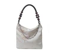 Sofisticata Borsa A Secchiello Con Borse A Tracolla Ricamate In Nylon. Elegante Sotto Le Ascelle Perfetta Per Le Donne Alla Dal Modello Unico