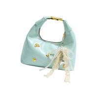 Sofisticata borsa da donna con design francese borse a tracolla adatte per varie occasioni Multi funzionale opzione di trasporto elegante borsa a tracolla, Verde, One Size