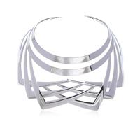 Sofisticata collana girocollo multistrato, decorazione per corpo, per donne, spettacoli, ballo fine anno, accessori per foto, gioielli