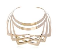 Sofisticata collana girocollo multistrato, decorazione per corpo, per donne, spettacoli, ballo fine anno, accessori per foto, gioielli